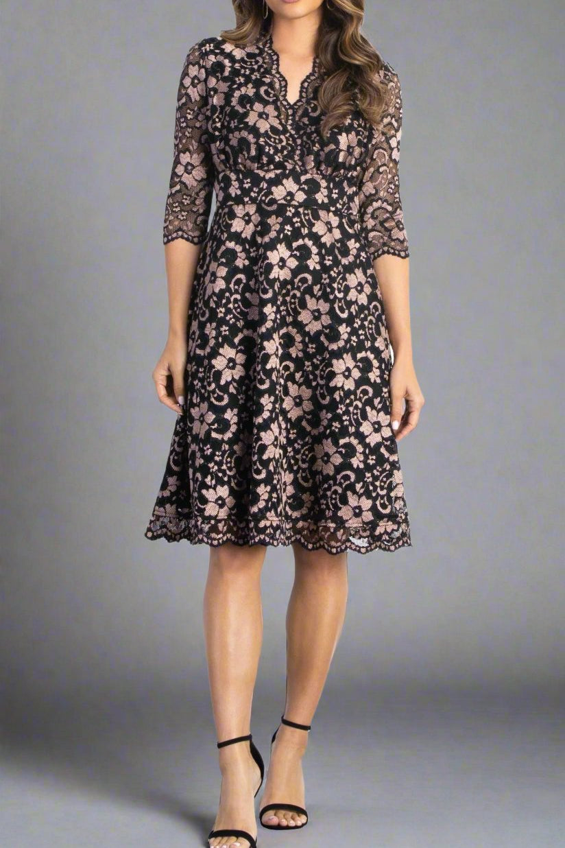 Mon Cherie Lace Dress - DressbarnDresses