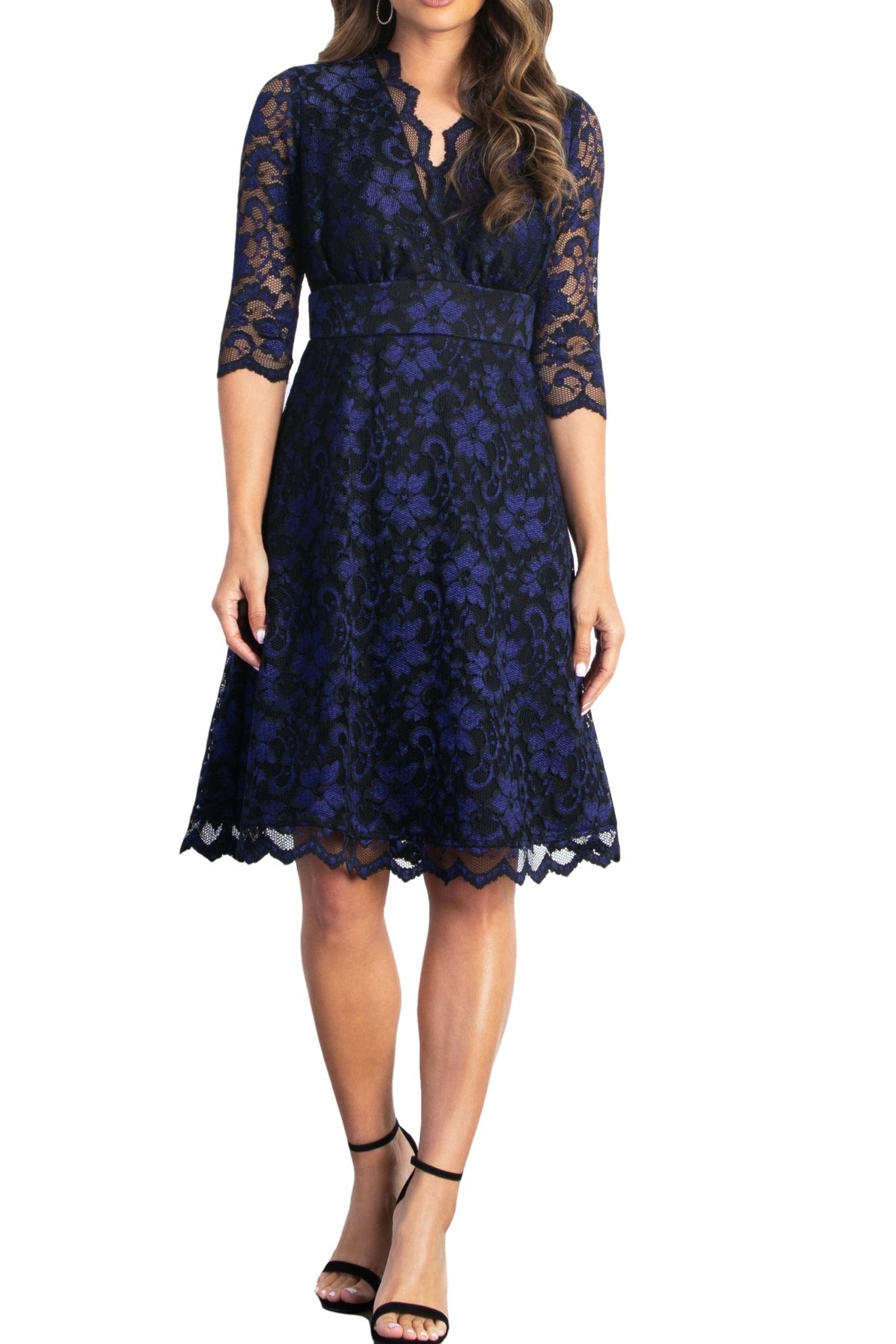Mon Cherie Lace Dress - DressbarnDresses