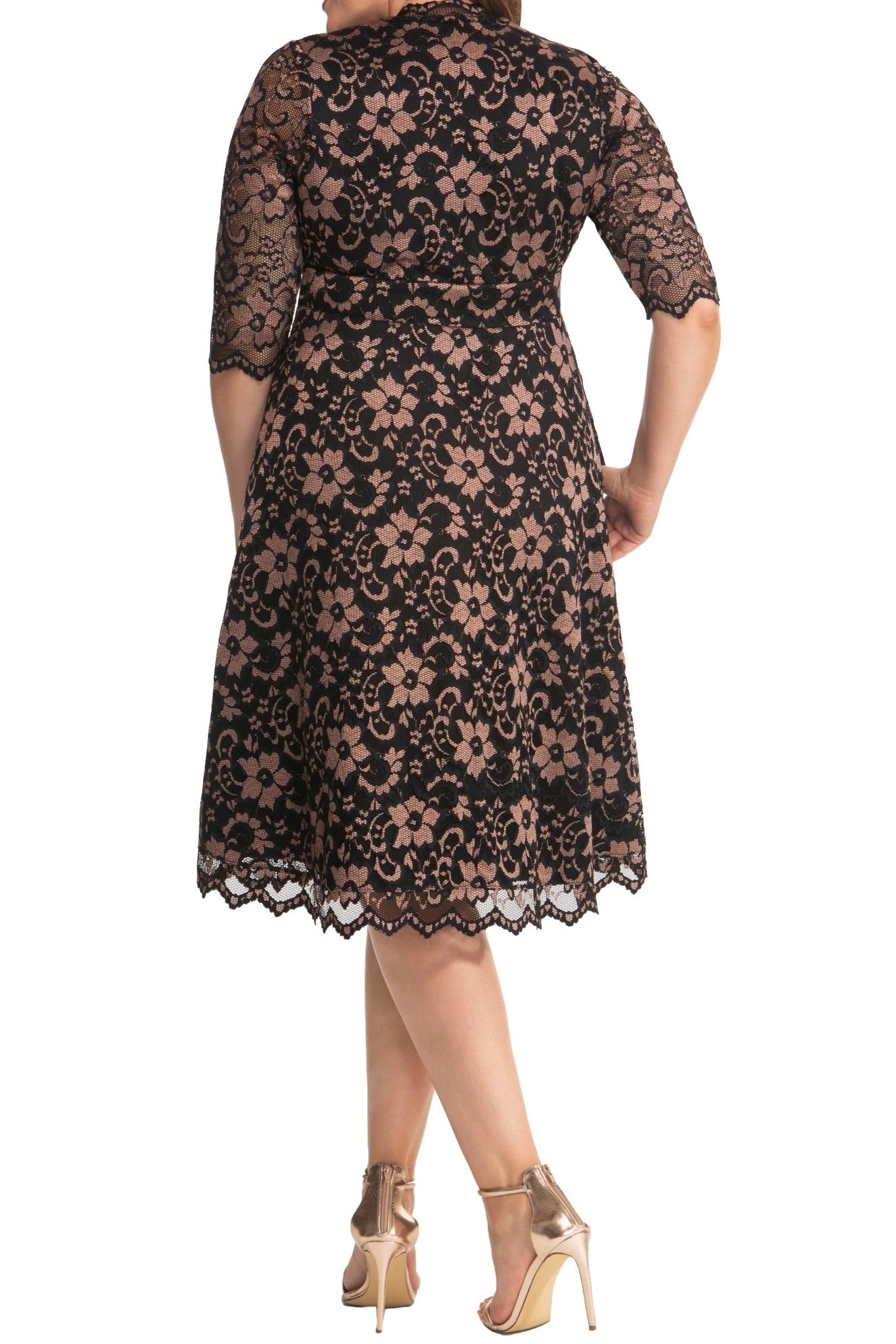 Mon Cherie Lace Dress - Plus - DressbarnDresses