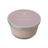 Pier 1 Pink Champagne Filled 3-Wick Candle 14oz