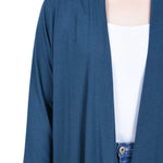 NY Collection 3/4 Sleeve Solid Cardigan - Petite - DressbarnSweatshirts & Hoodies