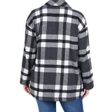 NY Collection Long Sleeve Brushed Twill Shirt Jacket - Petite - DressbarnCoats & Jackets