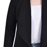 NY Collection Long Sleeve Ponte Jacket - Petite - DressbarnCoats & Jackets