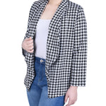 NY Collection Long Sleeve Ponte Jacket - Petite - DressbarnCoats & Jackets