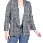 NY Collection Long Sleeve Ponte Jacket - Petite - DressbarnCoats & Jackets