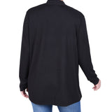 NY Collection Long Sleeve Swing Cardigan - Petite - DressbarnSweatshirts & Hoodies
