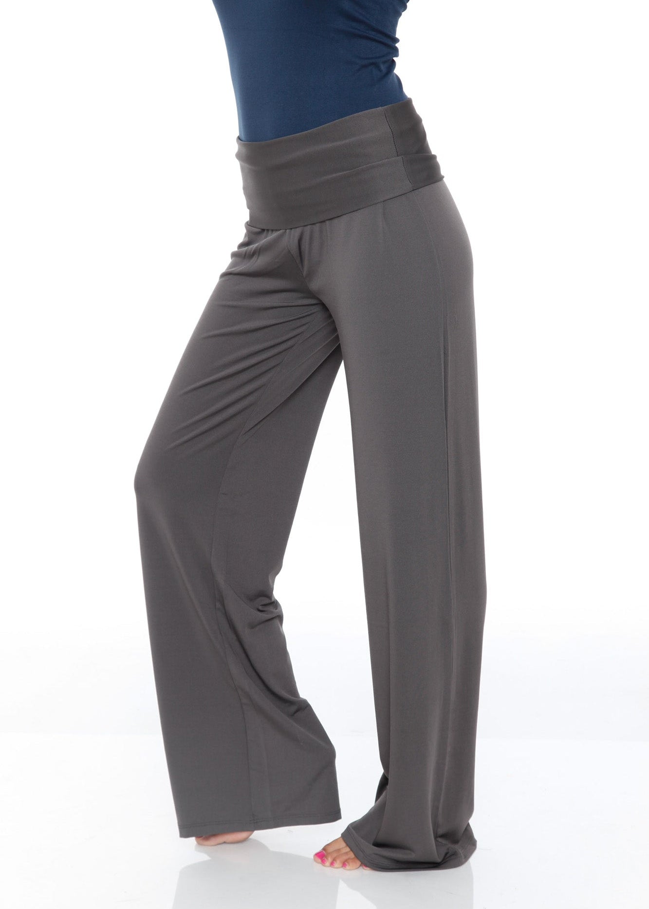 Palazzo Solid Print Pants - DressbarnPants