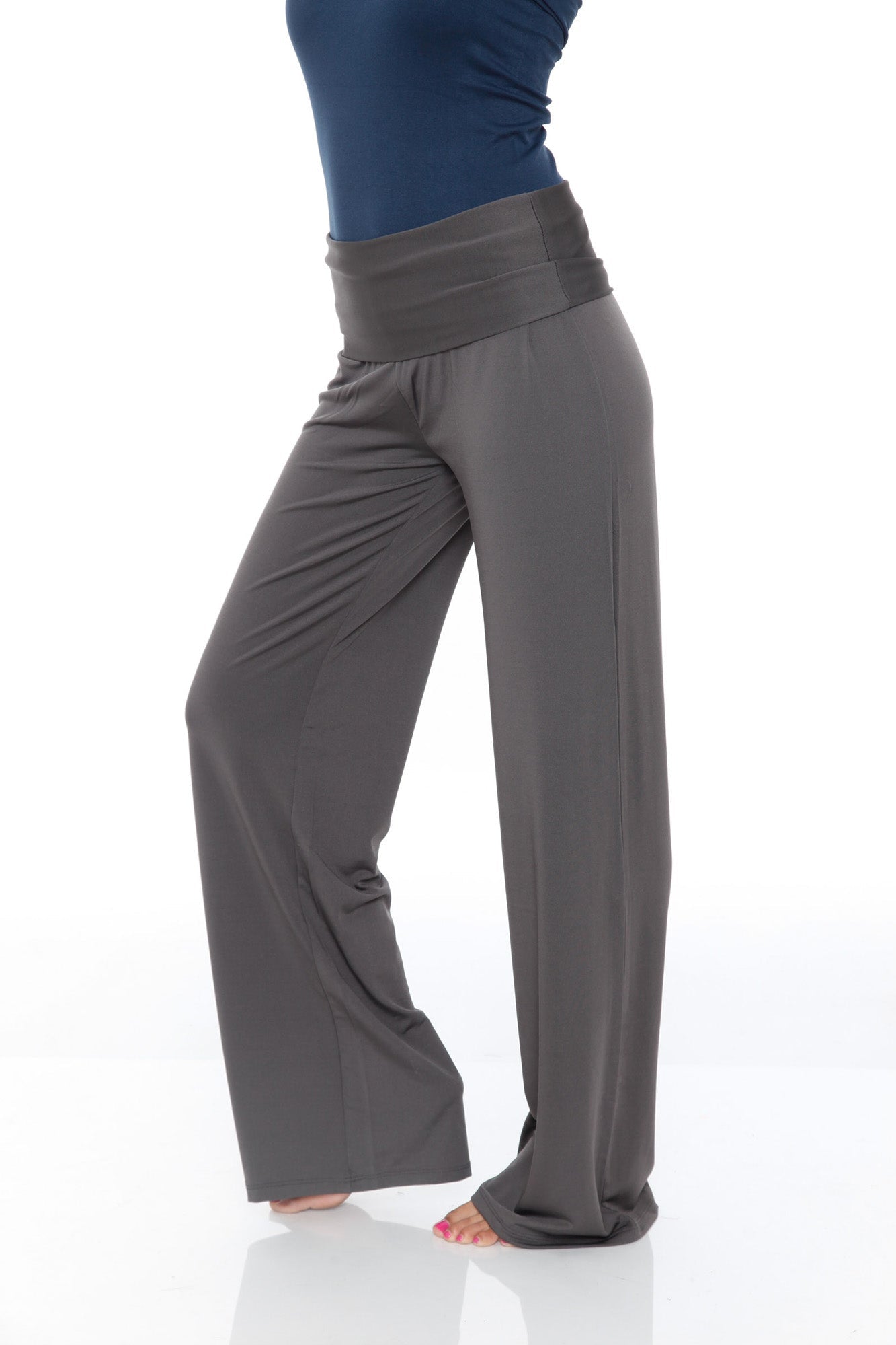 Palazzo Solid Print Pants - DressbarnPants