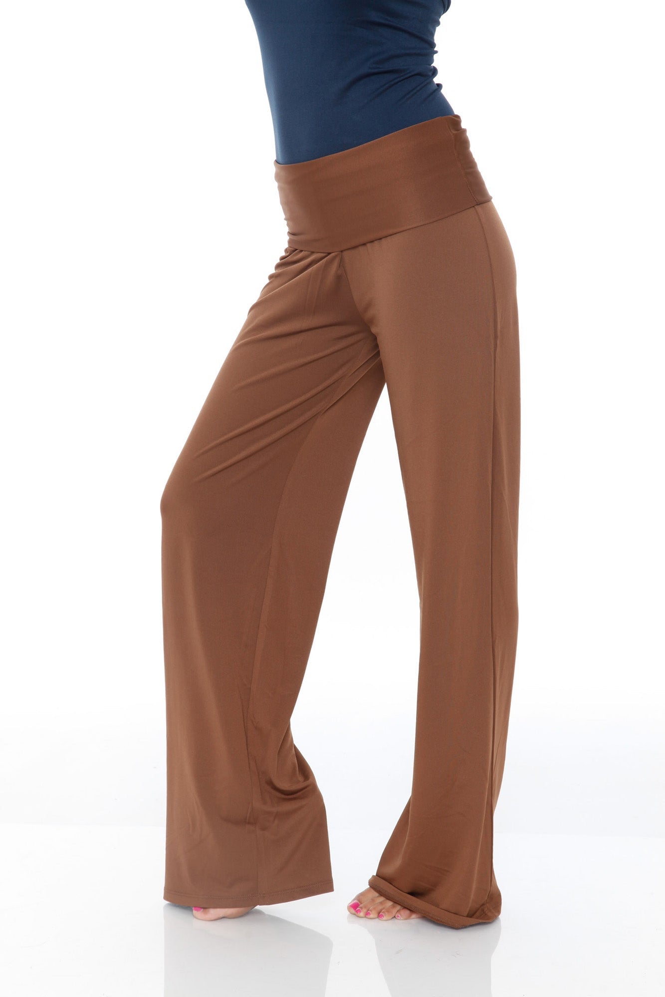 Palazzo Solid Print Pants - DressbarnPants