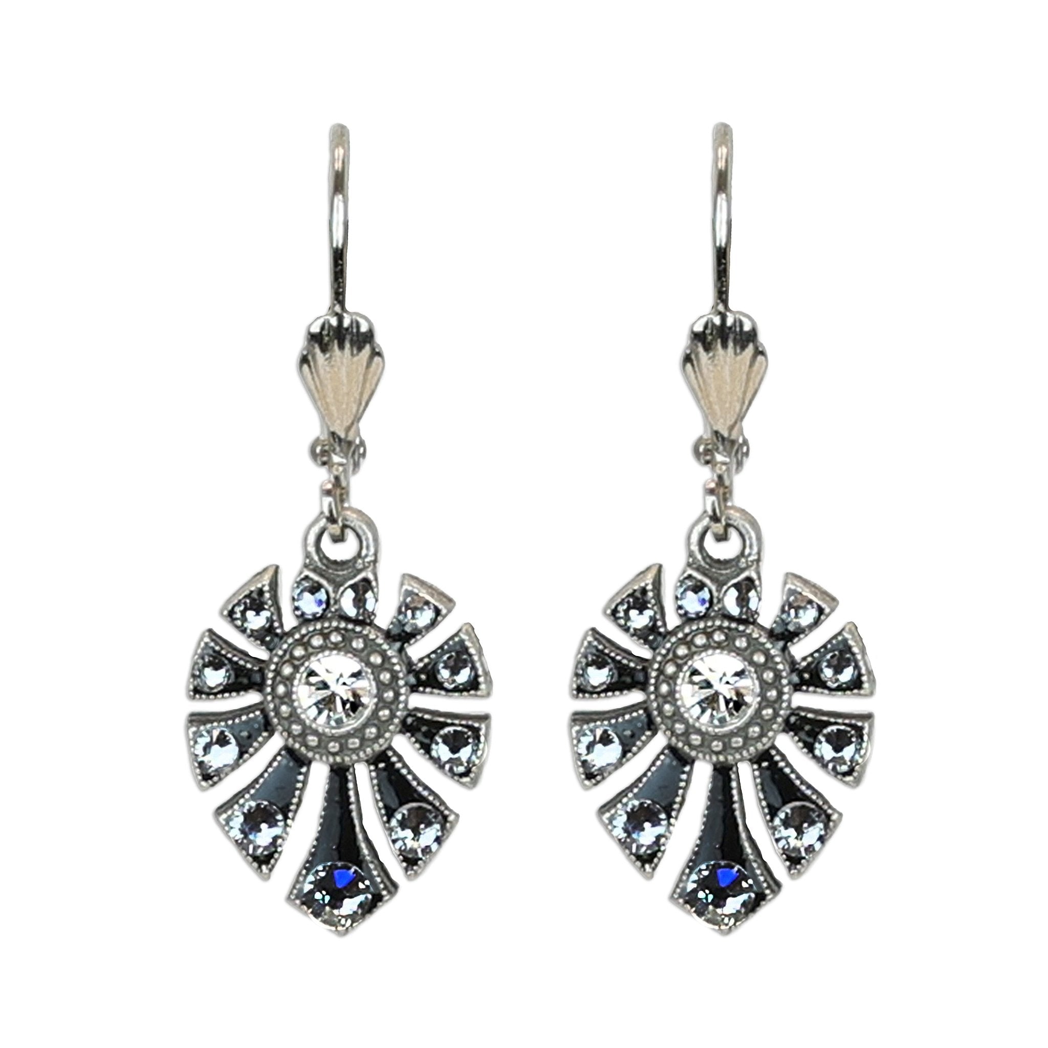 Palmetto Gray Enamel & Crystal Earrings - DressbarnEarrings