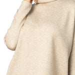 Paris Turtleneck Tunic Sweater - DressbarnSweatshirts & Hoodies