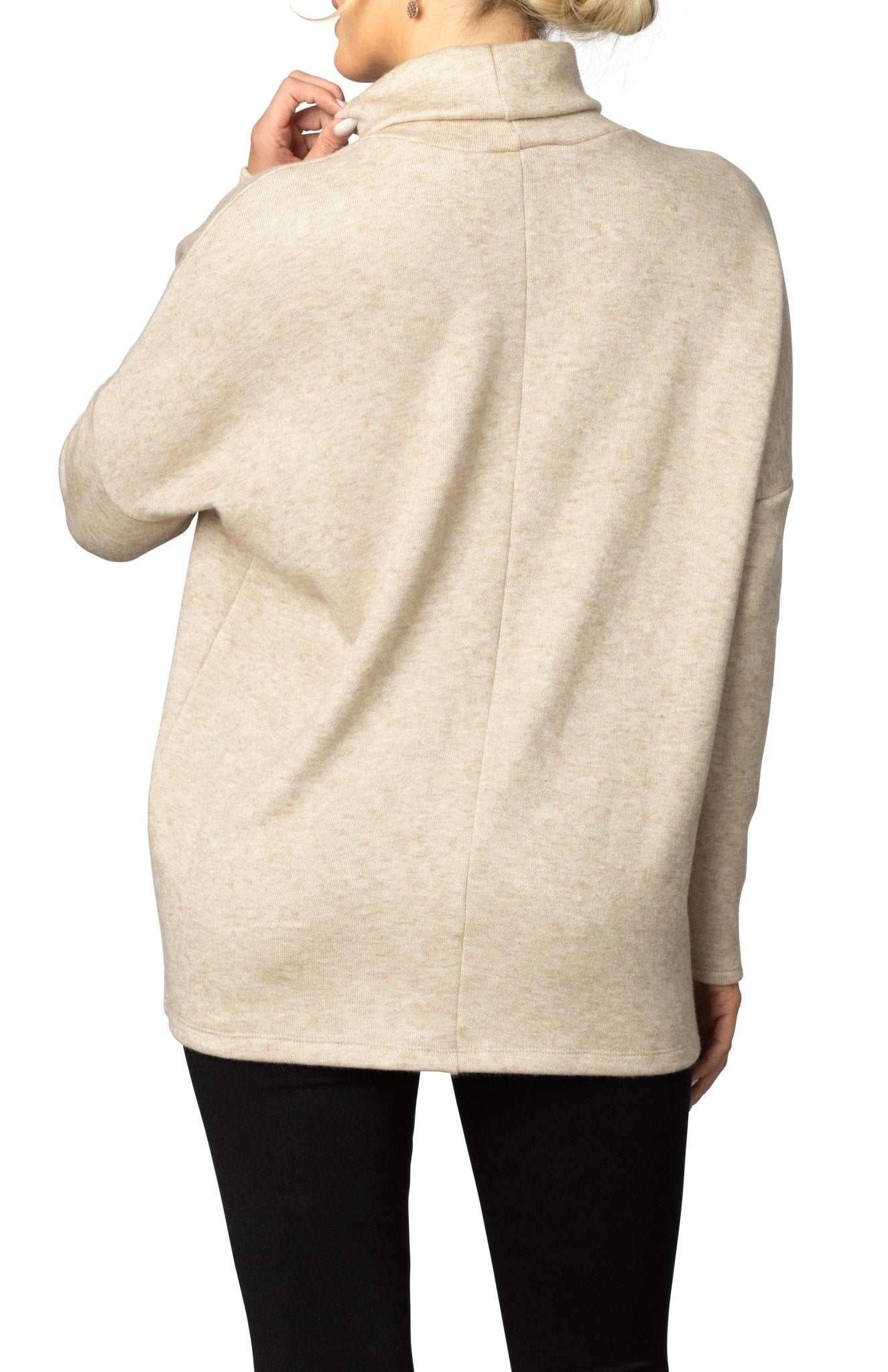 Paris Turtleneck Tunic Sweater - DressbarnSweatshirts & Hoodies