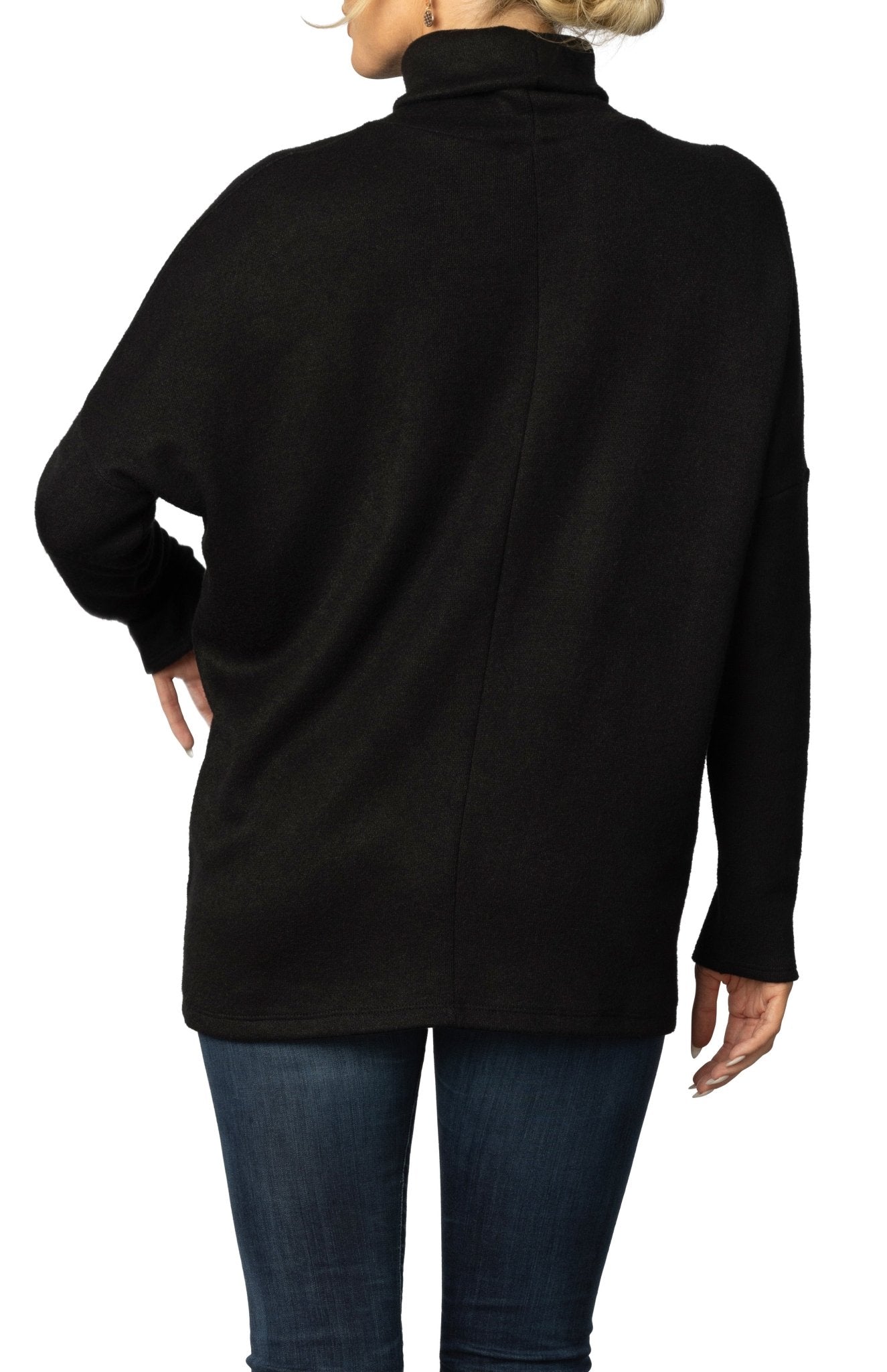 Paris Turtleneck Tunic Sweater - DressbarnSweatshirts & Hoodies