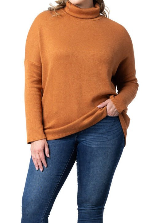 Paris Turtleneck Tunic Sweater - Plus - DressbarnTurtleneck Sweaters