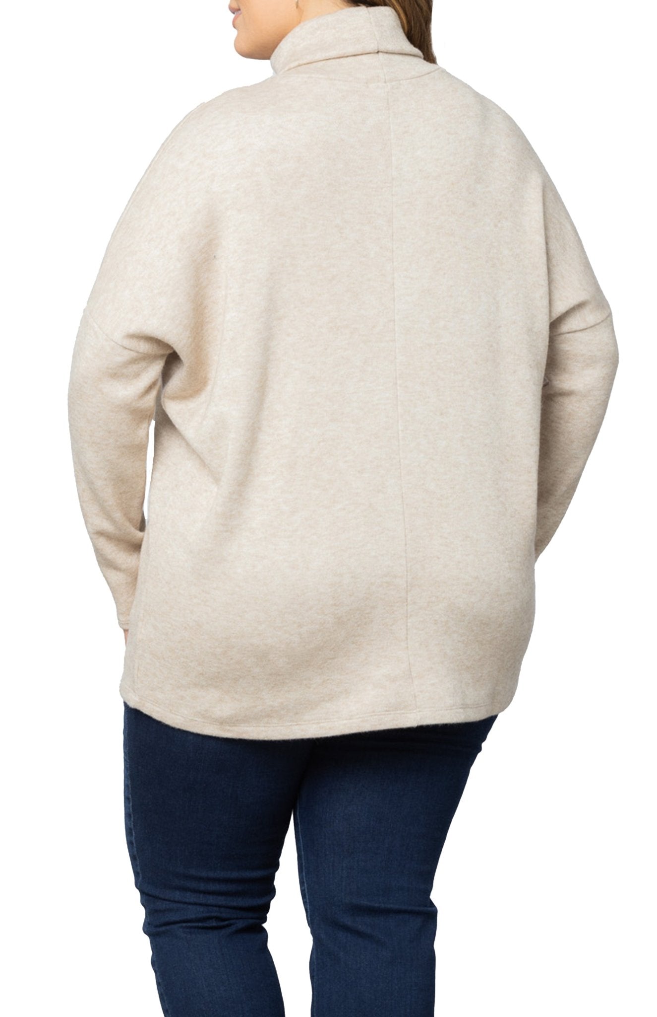 Paris Turtleneck Tunic Sweater - Plus - DressbarnSweatshirts & Hoodies