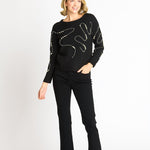 Pearl Swirl Crewneck Sweater - DressbarnApparel