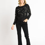 Pearl Swirl Crewneck Sweater - DressbarnApparel