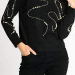 Pearl Swirl Crewneck Sweater - DressbarnApparel