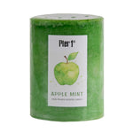 Pier-1-Apple-Mint-3x4-Mottled-Pillar-Candle-Candles