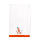 Pier 1 Feather Embroidery Dish Towel