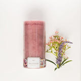 Pier-1-Pink-Champagne-3X6-Mottled-Pillar-Candle-Candles