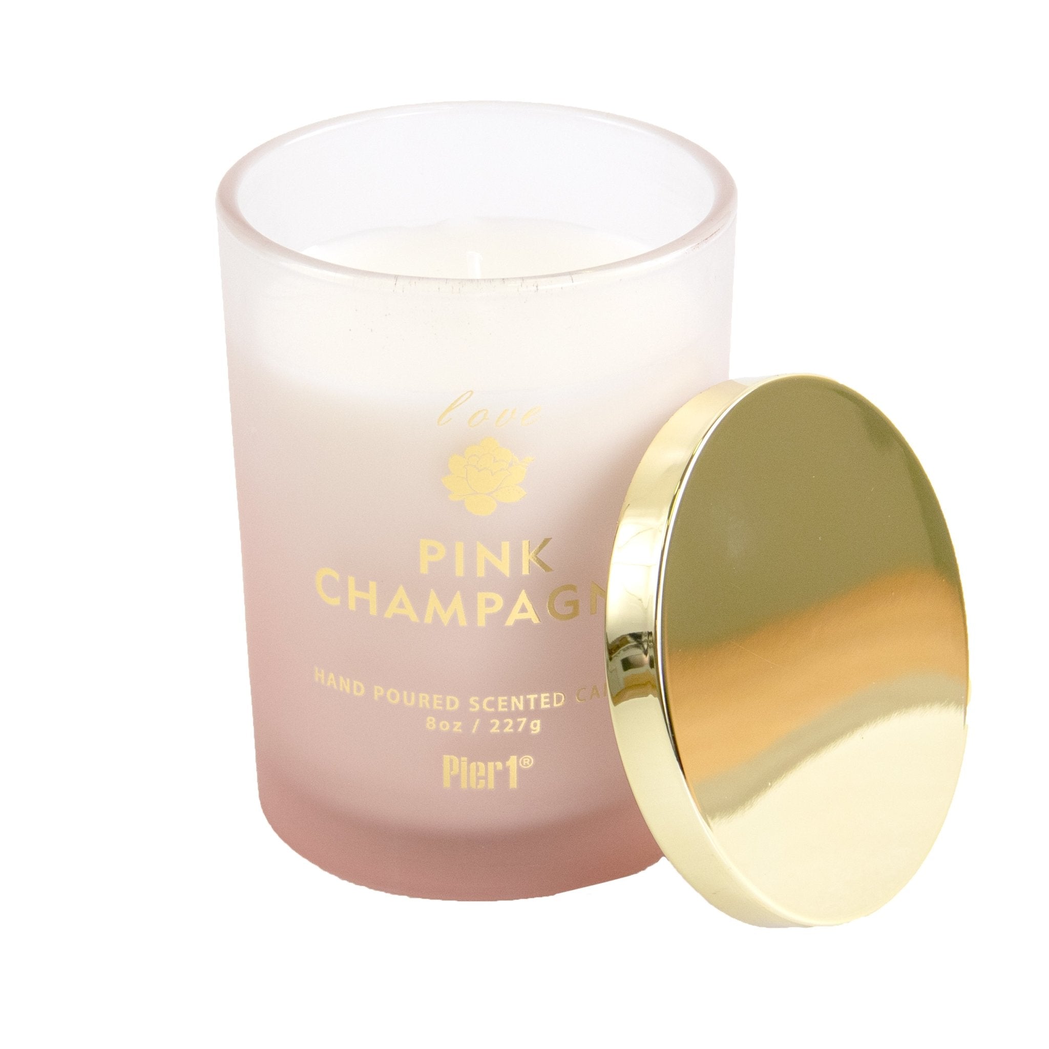 Pier-1-Pink-Champagne-8oz-Ombre-Filled-Candle-Candles