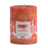 Pier-1-Pink-Grapefruit-3x4-Mottled-Pillar-Candle-Candles