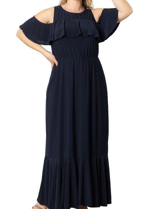 Piper Cold Shoulder Maxi Dress - Plus - DressbarnDresses