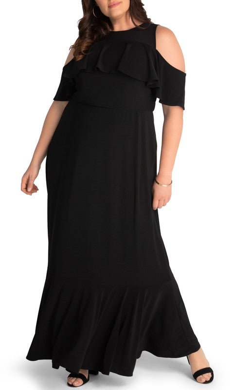 Piper Cold Shoulder Maxi Dress - Plus - DressbarnDresses