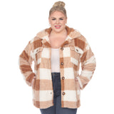 Plaid Shacket - Plus - DressbarnCoats & Jackets