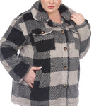 Plaid Shacket - Plus - DressbarnCoats & Jackets
