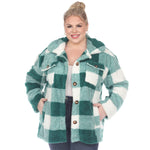 Plaid Shacket - Plus - DressbarnCoats & Jackets