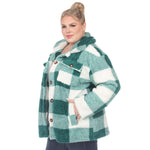Plaid Shacket - Plus - DressbarnCoats & Jackets