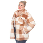 Plaid Shacket - Plus - DressbarnCoats & Jackets