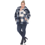 Plaid Shacket - Plus - DressbarnCoats & Jackets