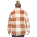 Plaid Shacket - Plus - DressbarnCoats & Jackets