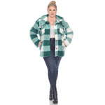 Plaid Shacket - Plus - DressbarnCoats & Jackets