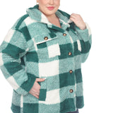 Plaid Shacket - Plus - DressbarnCoats & Jackets