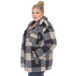 Plaid Shacket - Plus - DressbarnCoats & Jackets