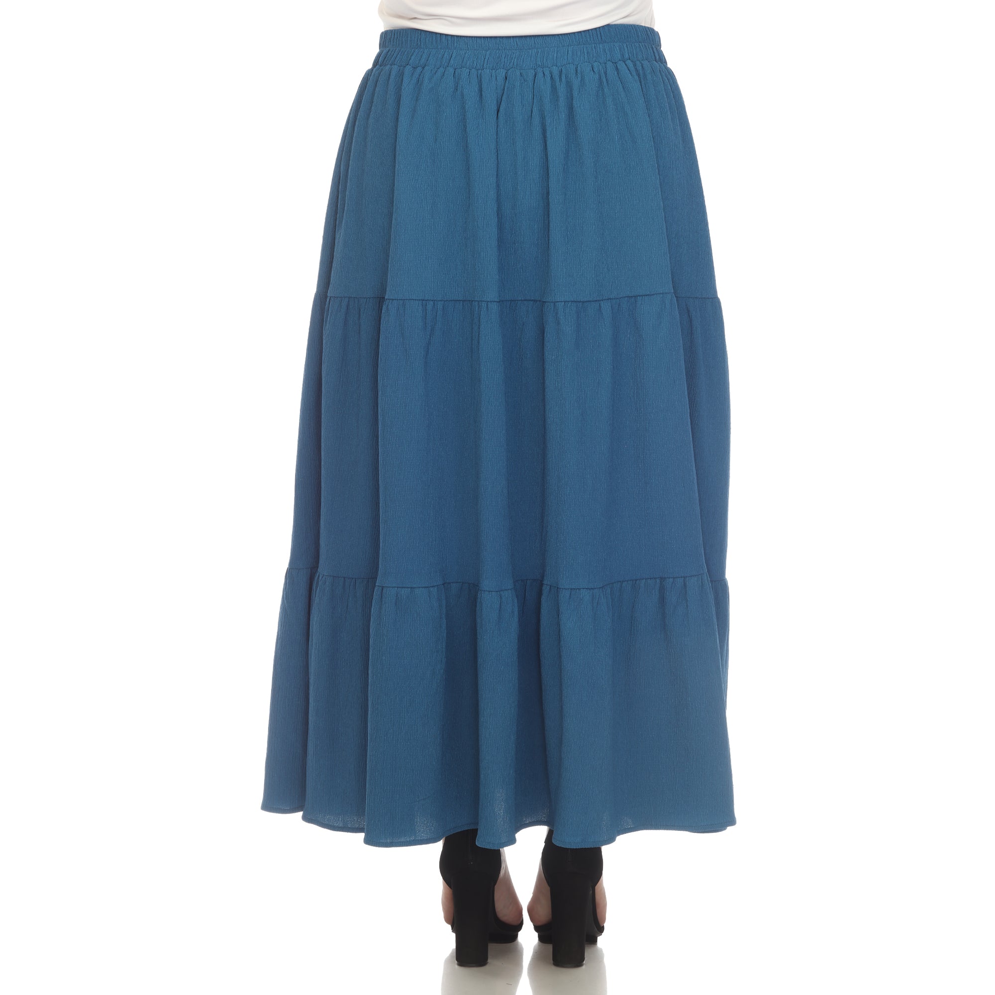 Pleated Tiered Maxi Skirt - Plus - DressbarnSkirts