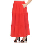 Pleated Tiered Maxi Skirt - Plus - DressbarnSkirts