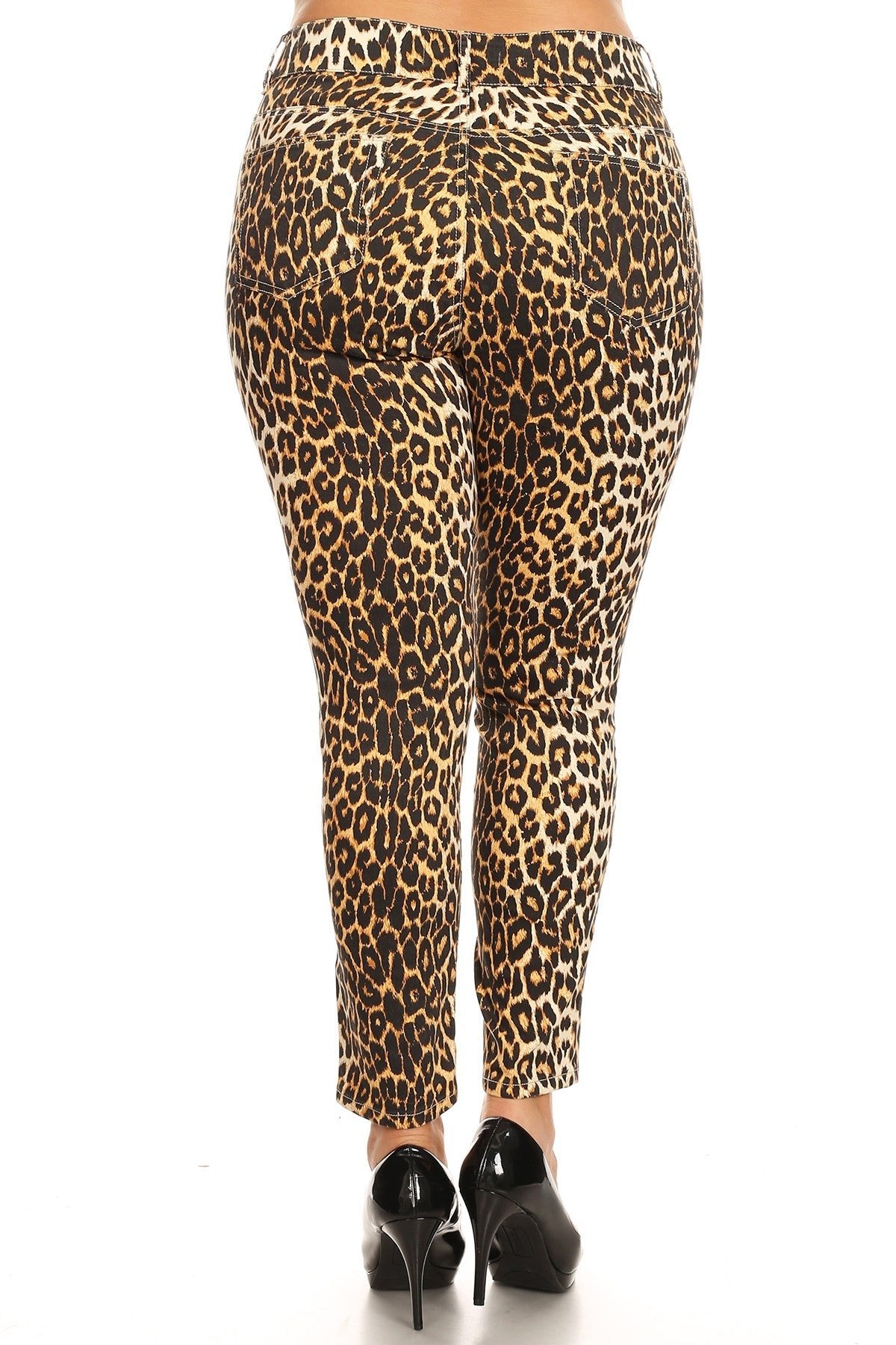 Printed Cheetah Pants - DressbarnPants