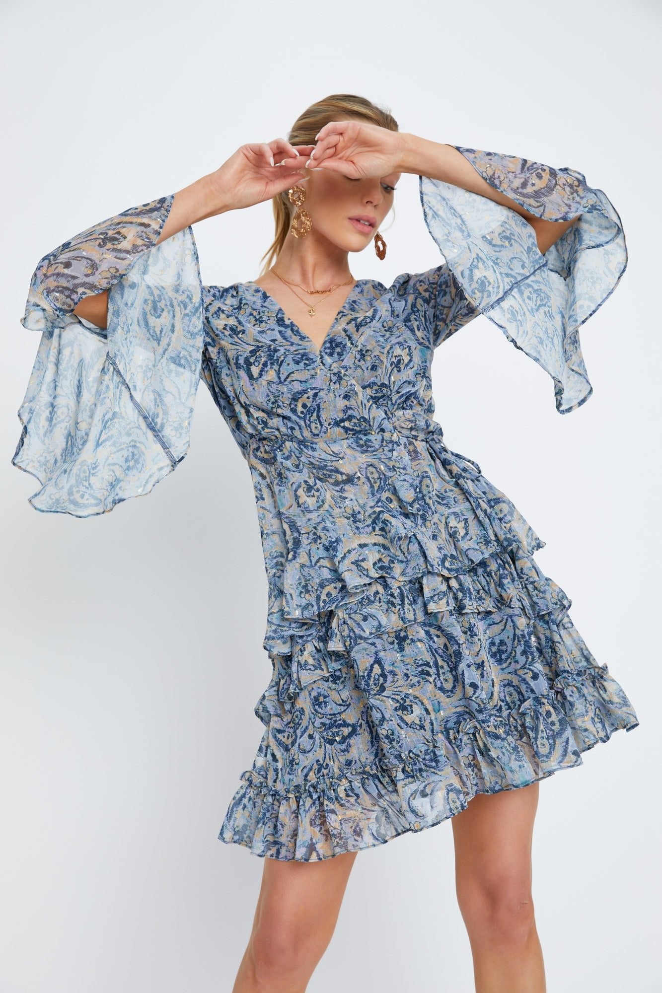 Printed Giselle Dress - DressbarnDresses