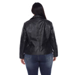 PU Faux Leather Jacket - Plus - DressbarnCoats & Jackets