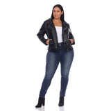 PU Faux Leather Jacket - Plus - DressbarnCoats & Jackets