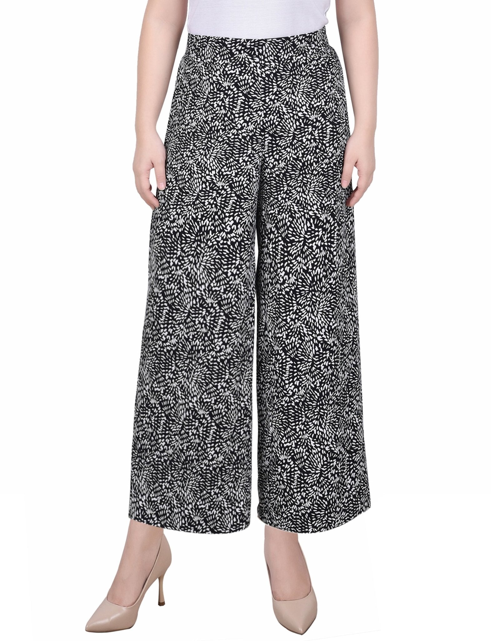 Pull On Palazzo Pants - Petite - DressbarnPants