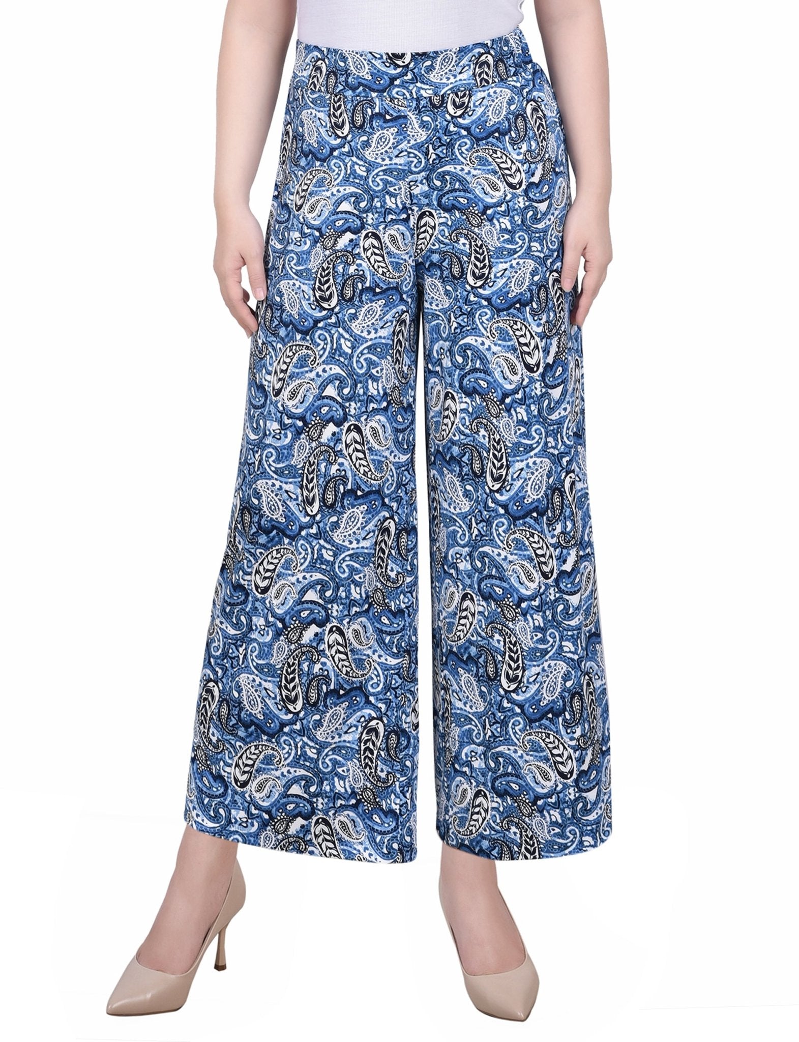 Pull On Palazzo Pants - Petite - DressbarnPants