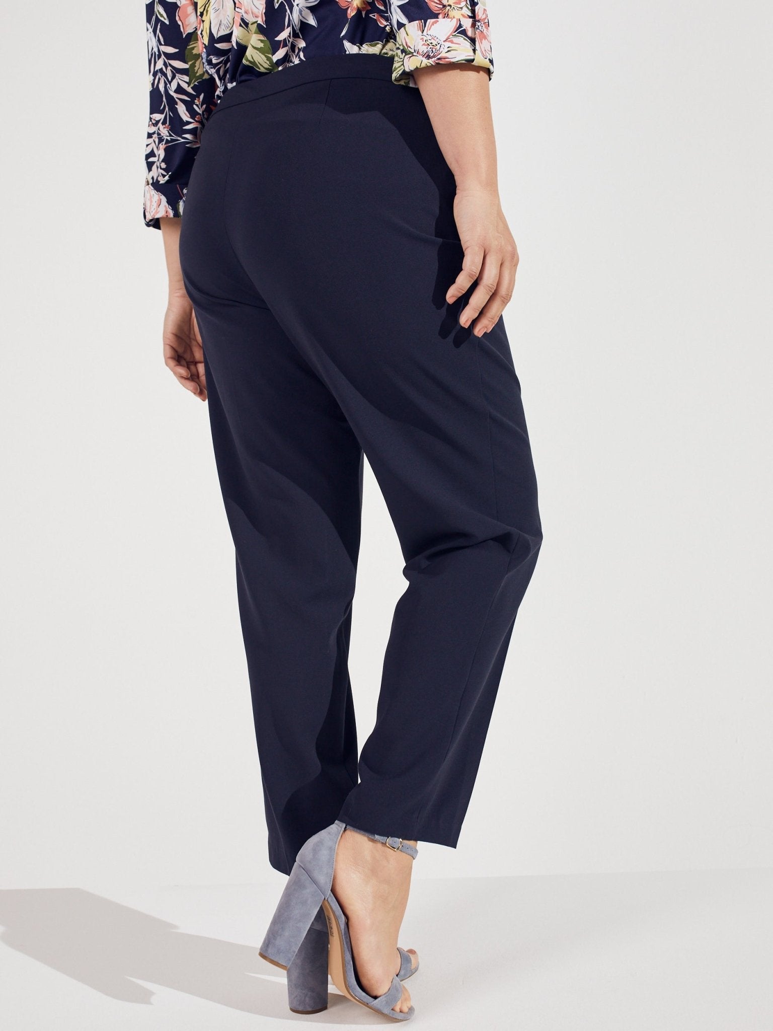 Pull On Tummy Control Pants With L Pockets - Short Length - Plus - DressbarnPants