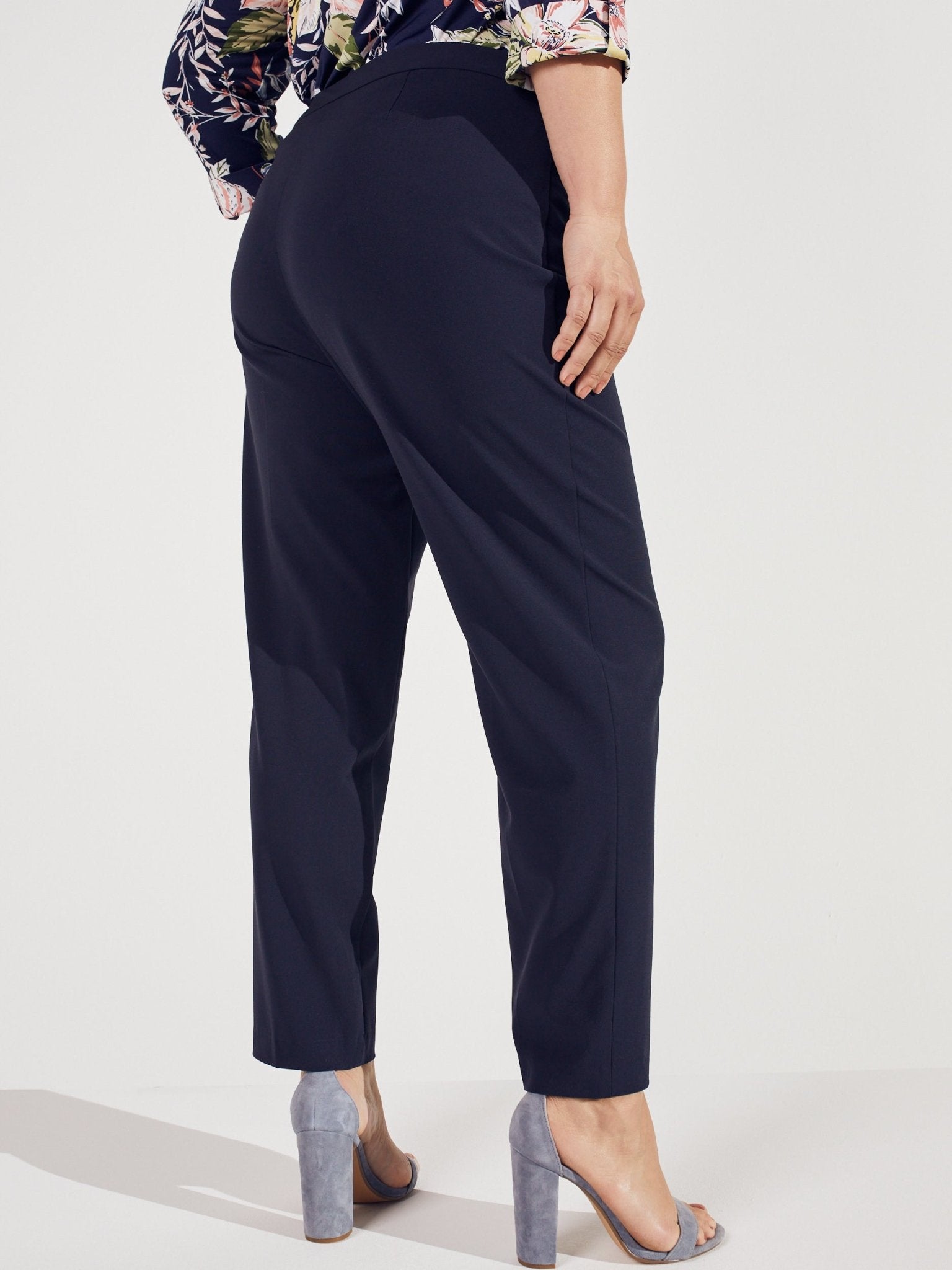 Pull On Tummy Control Pants With L Pockets - Short Length - Plus - DressbarnPants