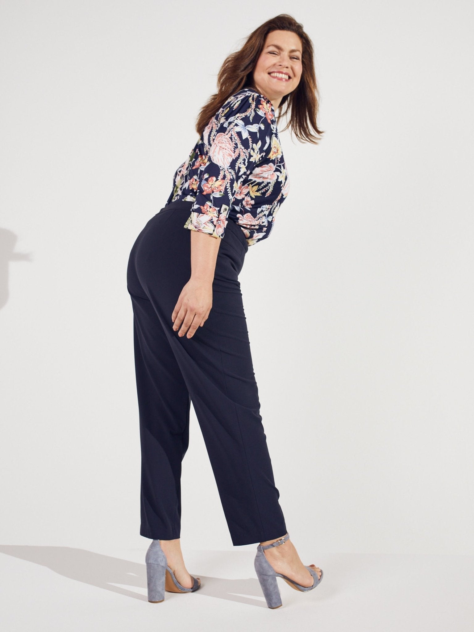 Pull On Tummy Control Pants With L Pockets - Short Length - Plus - DressbarnPants